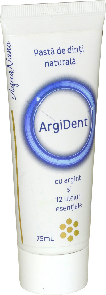 Aquanano Argident Past De Din I Cu Argint Coloidal I Uleiuri