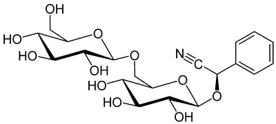 Amigdalina - structura moleculara
